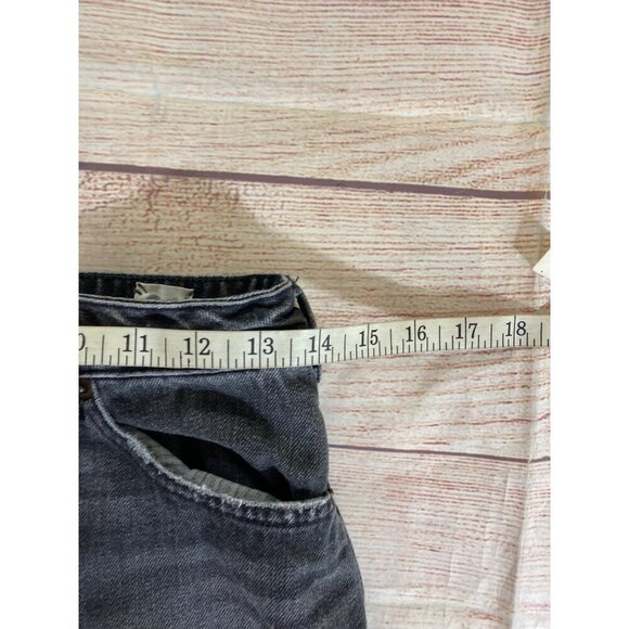 Free People We The Free Women's Black Raw Hem Baily Denim Mini Skirt - 26 - Picture 7 of 12